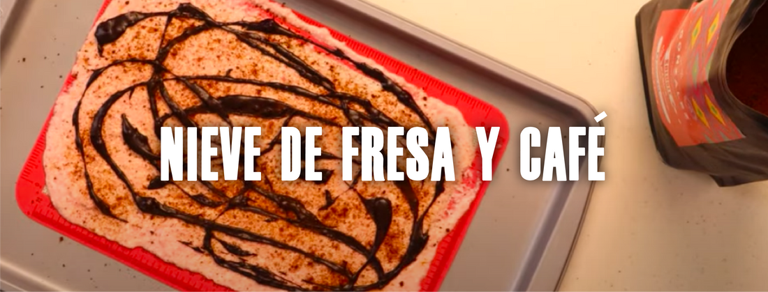 NIEVE DE FRESA Y CAFÉ